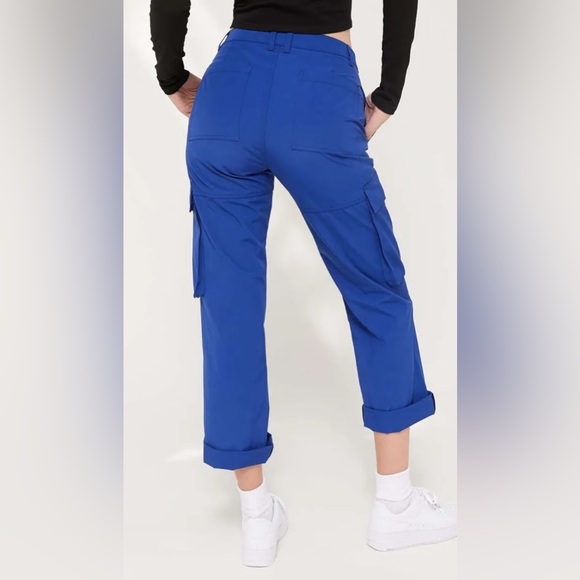 Stussy Design Corp Blue Cargo Straight Leg Hipster Skater Pants Women’s Size 7 - Picture 2 of 12